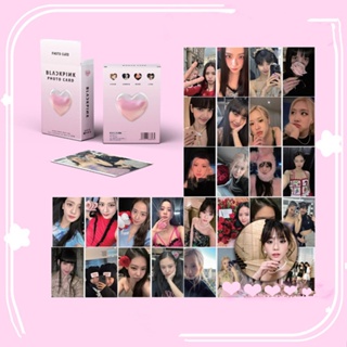 โปสการ์ด อัลบั้มรูปภาพ Black-Pink Kpop มีสีดํา สีชมพู จํานวน 50 ชิ้น ต่อกล่อง