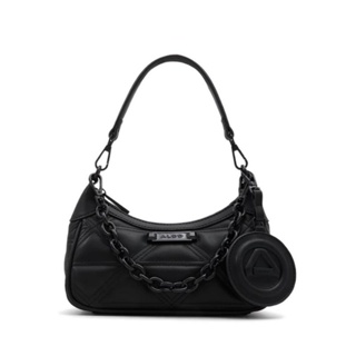 กระเป๋าสะพายข้างผู้หญิง ALDO Fervent สีดำ/สีดำ