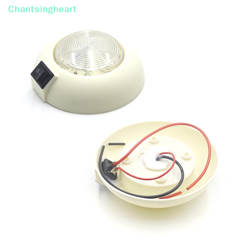 lt-chantsingheart-gt-โคมไฟ-led-12v-สีขาว-สีฟ้า-สําหรับติดเพดานรถยนต์-รถบรรทุก-รถบ้าน-หลังคารถบ้าน