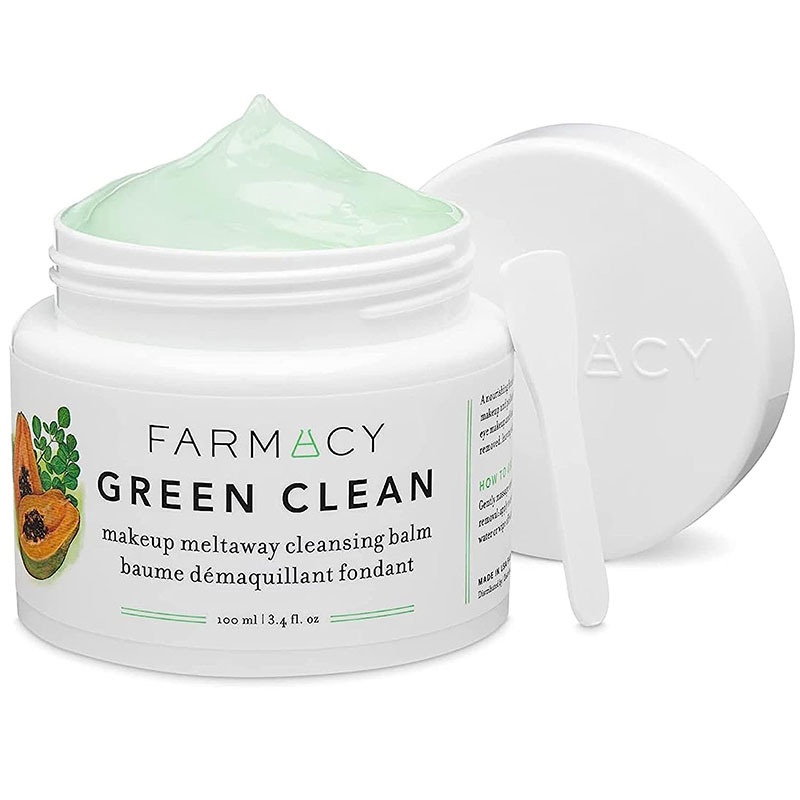farmacy-green-clean-คลีนซิ่งบาล์ม-ธรรมชาติ-ให้ความชุ่มชื้น-อ่อนโยน-ไม่ระคายเคือง-ทําความสะอาดล้ําลึก-สดชื่น-คลีนซิ่งบาล์ม-ล้างเครื่องสําอางบนใบหน้า