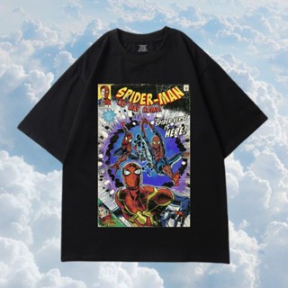 เสื้อยืดสีขาวเสื้อยืด พิมพ์ลายโปสเตอร์ SPIDERMAN NO WAY HOME - KAOS BAJU POSTER AESTHETICS-4XL