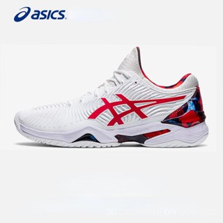 Asics court FF 2 Clay L.E. รองเท้าเทนนิส ระบายอากาศ ทนต่อการเสียดสี สําหรับผู้ชาย 1041a083-102