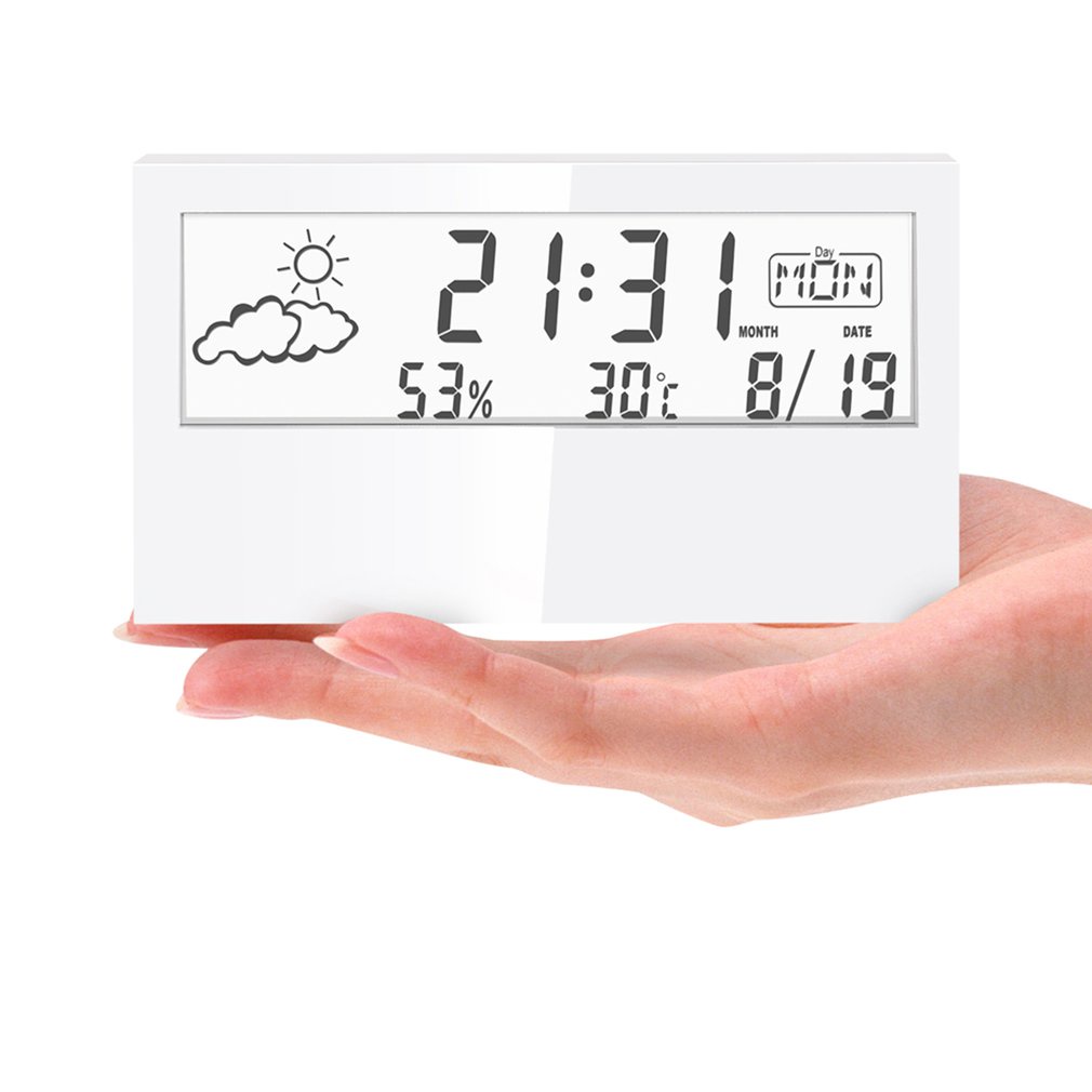 sale-transparent-screen-weather-station-alarm-clock-indoor-hygrometer-thermometer