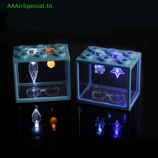Aaairspecial กล่องไฟ LED วางซ้อนกันได้ สําหรับตกแต่งบ้าน ออฟฟิศ พิพิธภัณฑ์สัตว์น้ํา