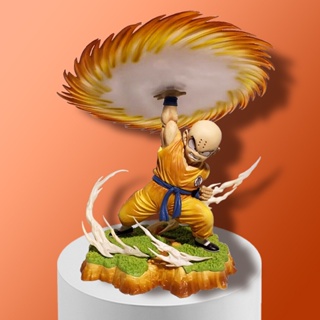 [New product in stock] Dragon Ball hand-made CS Klin comic version chopping statue the strongest Earthman sacrifice God AROU