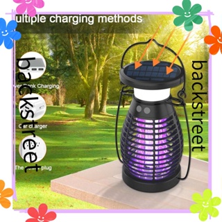 Backstreet โคมไฟกับดักแมลงวัน ศัตรูพืช แบบชาร์จ USB โคมไฟยุง LED สําหรับตั้งแคมป์
