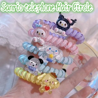 ยางรัดผม แบบยืดหยุ่น ลายการ์ตูน Sanrio Y2K แฟชั่น สําหรับเด็กผู้หญิง