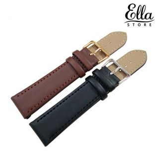 Ellastore123 สายนาฬิกาข้อมือหนังเทียม ปรับได้ แบบเปลี่ยน สําหรับทุกเพศ