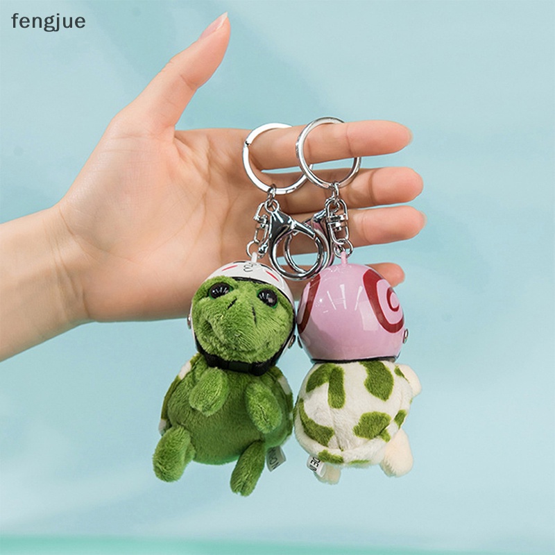 fengjue-พวงกุญแจ-จี้ตุ๊กตาเต่าทะเลน่ารัก-สําหรับห้อยกระเป๋า-โทรศัพท์มือถือ-หมวกกันน็อค