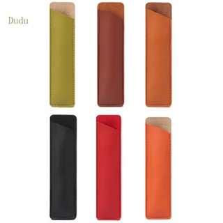 Dudu กระเป๋าใส่ปากกาหมึกซึม สีพื้น สําหรับปากกาลูกลื่น