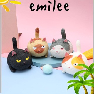 Emilee ของเล่นลูกบอลยาง แบบนิ่ม ช่วยบรรเทาความเครียด สําหรับแมว