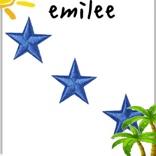 EMILEE แผ่นแพทช์ รูปดาวห้าแฉก ขนาดเล็ก สําหรับตกแต่งกระเป๋าเดินทาง DIY