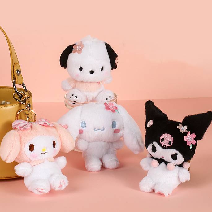 fash-sanrio-ตุ๊กตาซากุระ-ผ้ากํามะหยี่ขนนิ่ม-ของขวัญ-สําหรับเด็กผู้หญิง