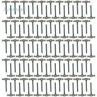 Autu เข็มกลัดพลาสติก รูปตัว T ลายดอกไม้ แฮนด์เมด Diy สําหรับทําเสื้อยกทรง 100 ชิ้น