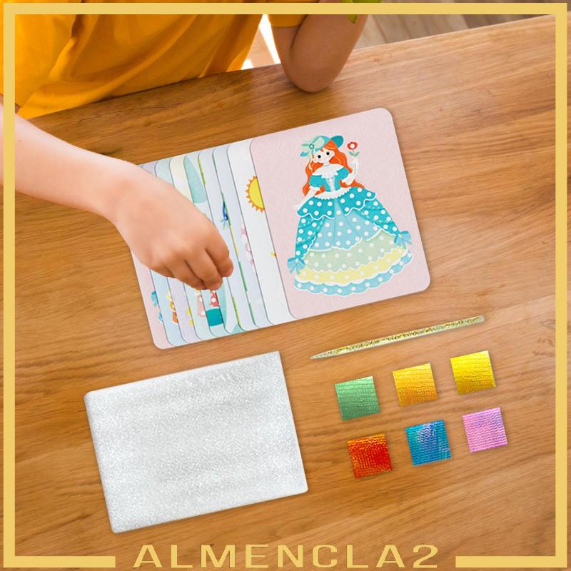 almencla2-หนังสือภาพวาดเจ้าหญิง-diy-สําหรับเด็ก