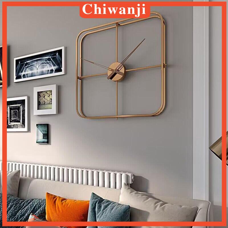 chiwanji-นาฬิกาแขวนผนัง-กรอบเหล็ก-สไตล์โบราณ-สําหรับตกแต่งบ้าน-ห้องน้ํา