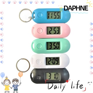 Daphne พวงกุญแจนาฬิกาอิเล็กทรอนิกส์ดิจิทัล เรืองแสง คุณภาพสูง ขนาดเล็ก สําหรับห้องสมุด