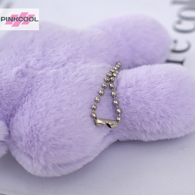 pinkcool-kawaii-พวงกุญแจตุ๊กตากระต่ายน่ารัก-สีสันสดใส-อุปกรณ์เสริม-สําหรับห้อยกระเป๋านักเรียน