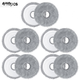 【DREAMLIFE】Mopping Pad Grey Color Replacement 4/10pcs For Xiaomi Mijia OMNI Durable