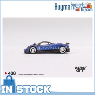 [Authentic] Mini GT 1/64 Diecast Car - Pagani Zonda F Blu Argentina RHD