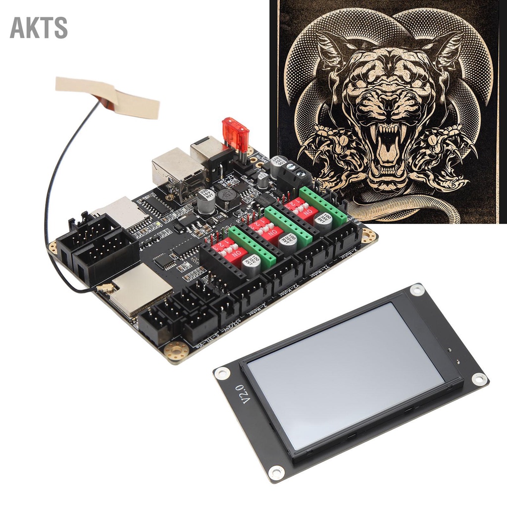 akts-ชุดเมนบอร์ดเครื่องพิมพ์-3d-เลเซอร์แกะสลักบอร์ดควบคุม-32bit-wifi-3-5in-หน้าจอสัมผัส-stepper-motor-driver-12-24vdc