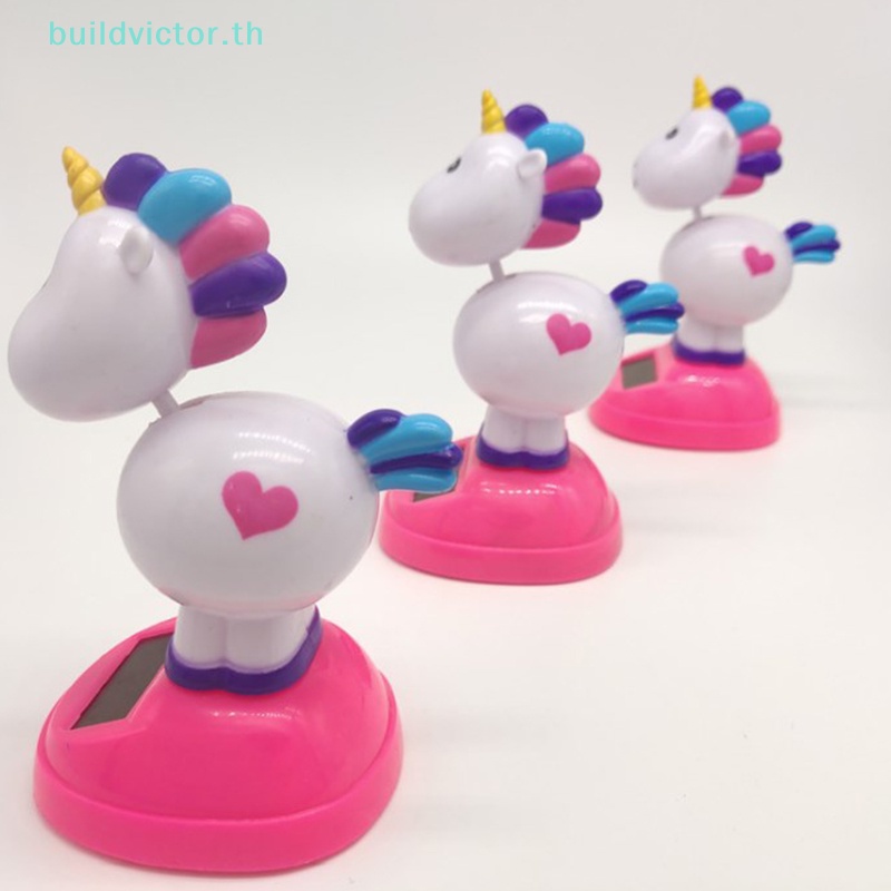 buildvictor-ตุ๊กตายูนิคอร์นเต้นรํา-พลังงานแสงอาทิตย์-สําหรับตกแต่งรถยนต์