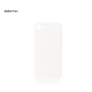 &lt;Dobetter&gt; เคสโทรศัพท์ซิลิโคน สีพื้น สําหรับ iPhone XS Max XS X 7 8 7P 8P