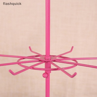 Flashquick ชั้นวางเครื่องประดับ ต่างหู แหวน สร้อยคอ แบบเหล็ก 2 ชั้น