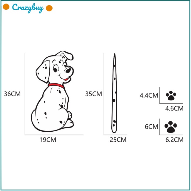 cr-d-1408-สติกเกอร์ติดกระจกหน้ารถ-ที่ปัดน้ําฝน-สติกเกอร์ตกแต่งกระจกรถยนต์-รูปแบบสุนัข-สติกเกอร์ตัวถัง