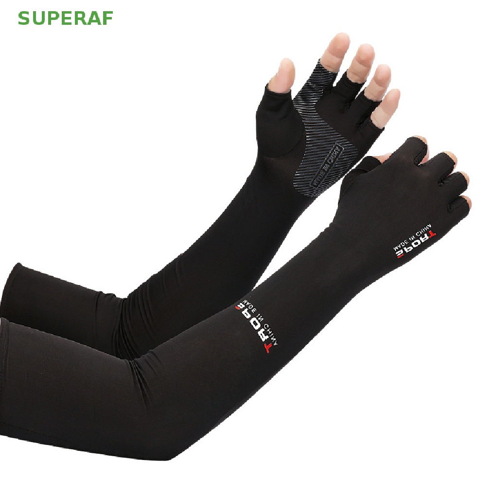 superaf-ปลอกแขน-5-นิ้ว-ป้องกันรังสียูวี-สําหรับขี่จักรยาน-ตกปลา-ขายดี-1-คู่