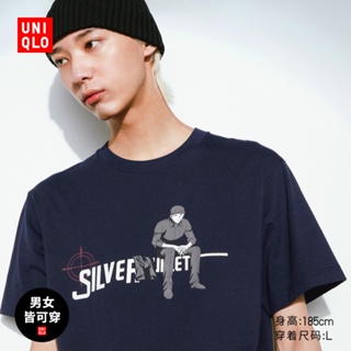 Uniqlo เสื้อยืดแขนสั้น พิมพ์ลายนักสืบโคนัน สําหรับผู้ชาย ผู้หญิง (UT)