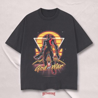 POPULAR QZKratos God Of War T shirt Series Game God Of War Oversize Vintage Tee_02