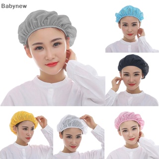 &lt;Babynew&gt; หมวกเชฟ แบบยืดหยุ่น ระบายอากาศ สีดํา เหมาะกับใส่ทําอาหาร ในห้องครัว โรงอาหาร ร้านอาหาร บริการอาหาร เบเกอรี่ เบเกอรี่ ผู้หญิง ลดราคา