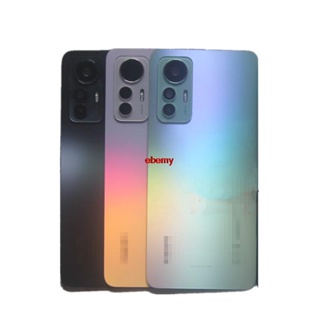 Ebmy-mi12lite เคส สําหรับ Xiaomi Mi 12 Lite 6.55&amp;quot; ฝาครอบแบตเตอรี่ กระจก แบบเปลี่ยน สําหรับโทรศัพท์ ประตูหลัง + โลโก้
