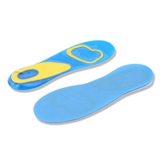 Soft Silicon Gel Insoles ดูแลเท้าแผ่นดูดซับแรงกระแทกวิ่งสบาย Insoles กีฬา Arch Corrective Insole Pads