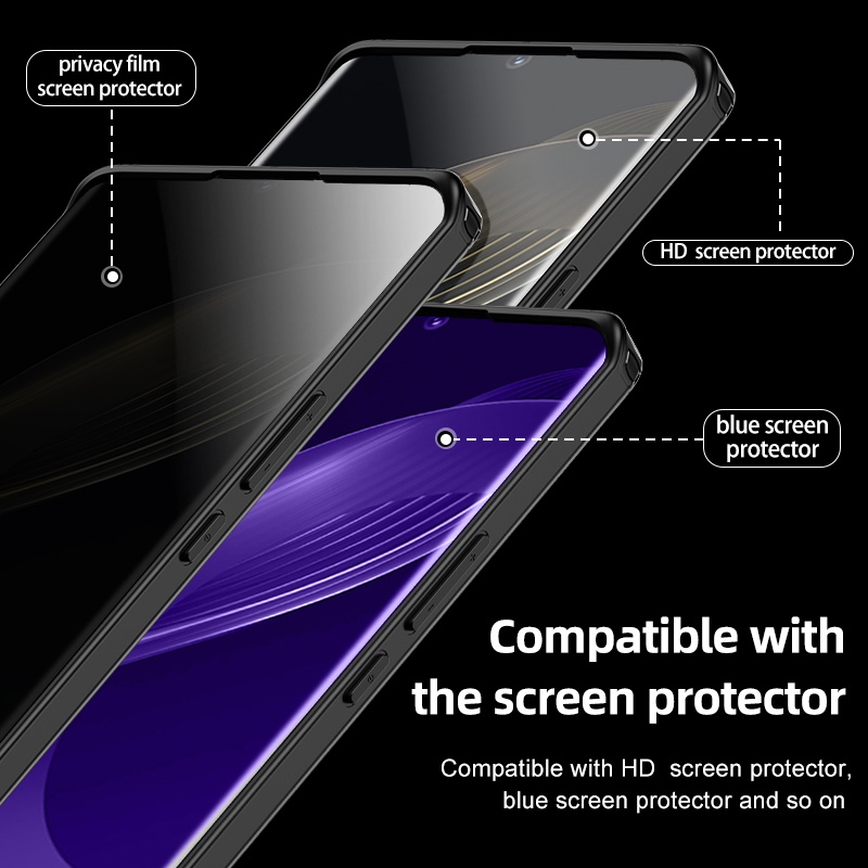 สําหรับ-huawei-nova-11-pro-11-ultra-เคส-elvev-กันกระแทก-ถุงลมนิรภัย-ป้องกันลายนิ้วมือ-ฮาร์ดพีซี-คริสตัล-ใส-เคลือบด้าน-เคสโทรศัพท์