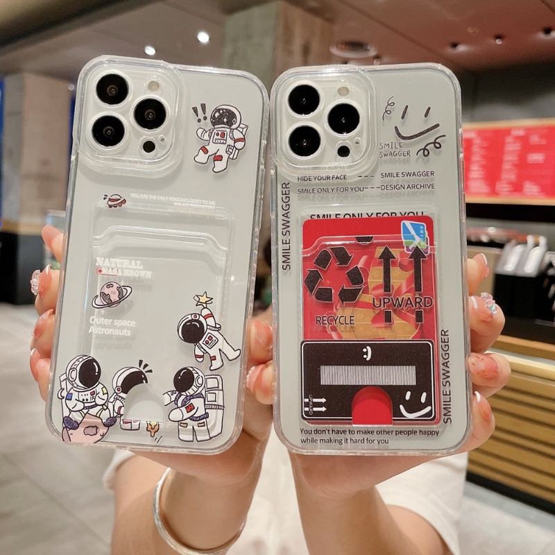 เคสโทรศัพท์มือถือ-แบบนิ่ม-ลายนักบินอวกาศ-พร้อมช่องใส่บัตร-สําหรับ-infinix-zero-x-neo-pro-infinix-zero-20-4g-5g