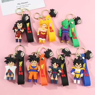 ใหม่ พวงกุญแจรถยนต์ จี้ตุ๊กตาการ์ตูนอนิเมะ Monkey King Dragon Ball Super Saiyan