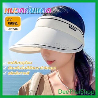 DeeThai หมวกกันแดด หมวกครึ่งใบ ครึ่งหัว สไตล์เกาหลี แฟชั่นฤดูร้อน Sun visor