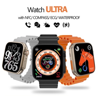 SmartWatch Ultra9 นาฬิกาข้อมือสมาร์ทวอทช์ เชื่อมต่อบลูทูธ ไร้สาย กันน้ํา 2.1 นิ้ว 49 มม. NFC Voice AI