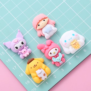 Sanrio Gemini Croc Jibbits น่ารัก ซินนาม่อนโรล รองเท้า เสน่ห์ อะนิเมะญี่ปุ่น Jibits Charm Pin My Melody Jibitz Crocks สําหรับเด็ก อุปกรณ์ตกแต่งรองเท้า