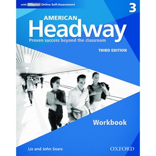 Bundanjai (หนังสือ) American Headway 3rd ED 3 : Workbook +iChecker (P)