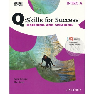 Bundanjai (หนังสือ) Q : Skills for Success 2nd ED Intro A, Listening &amp; Speaking : Students Book +iQ Online (P)
