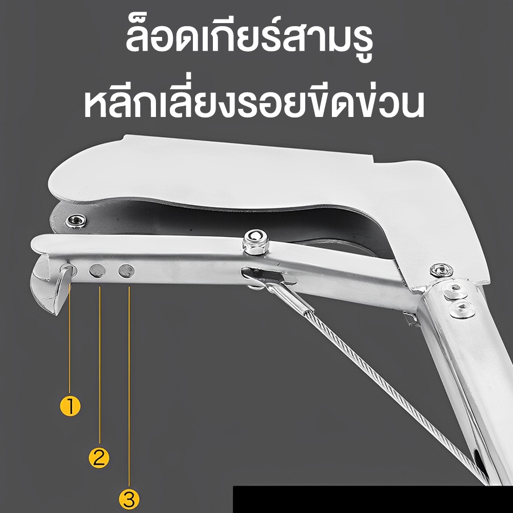 คีมจับงูสแตนเลส-moketa-พับเก็บได้-ที่จับงูหางกระดิ่งช่วยจับและจัดการกับงูได้อย่างปลอดภัย