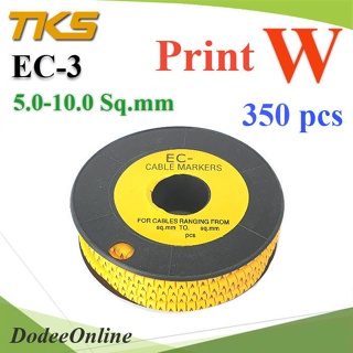 EC3-W เคเบิ้ล มาร์คเกอร์ EC3 สีเหลือง สายไฟ DD