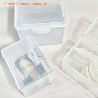 Above กล่องเก็บโฟโต้การ์ด สติกเกอร์ใส สไตล์เกาหลี สําหรับจัดเก็บบัตรไอดอล เครื่องเขียน TH