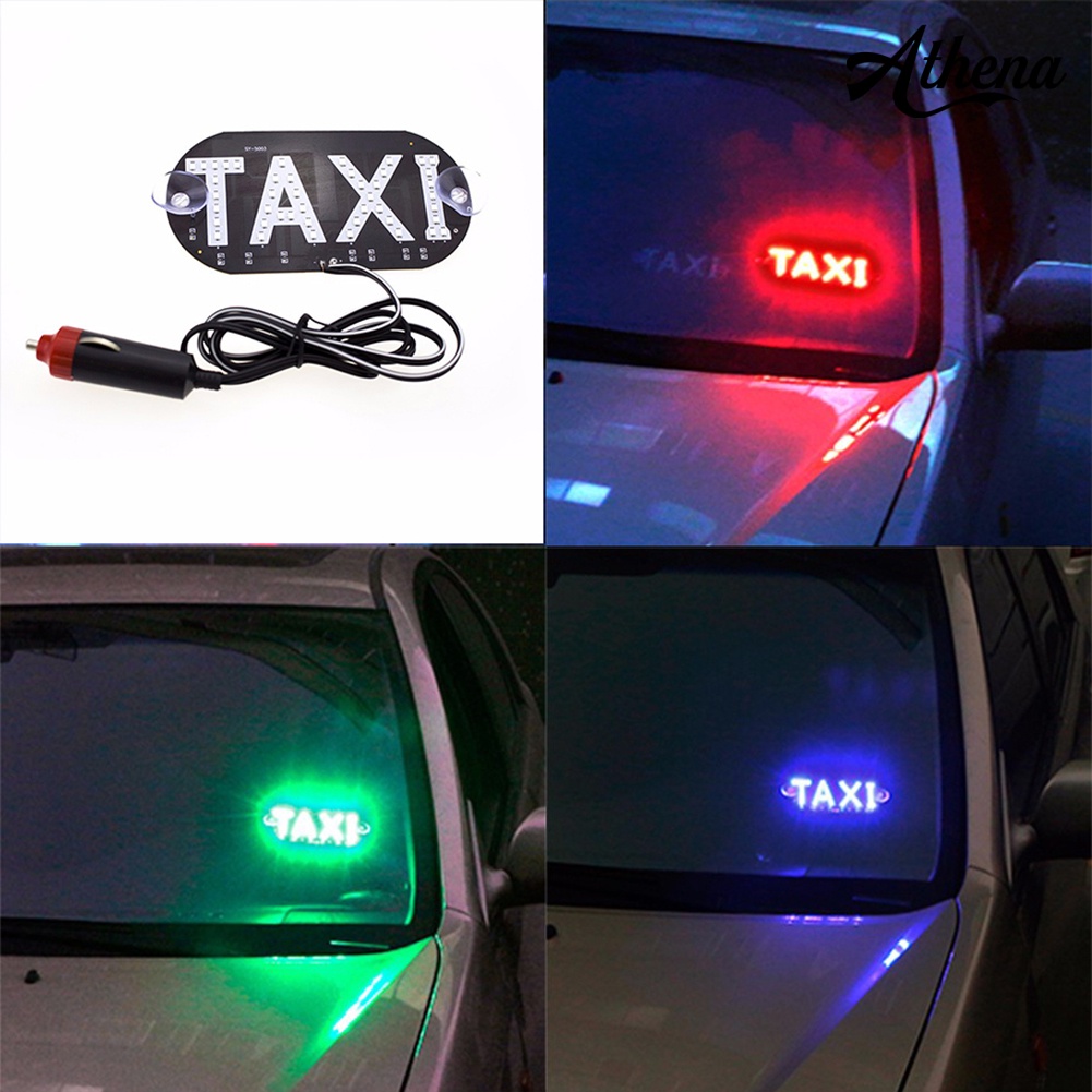 athn-taxi-ไฟสัญญาณ-led-ติดป้ายทะเบียนรถยนต์