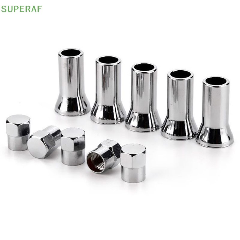 superaf-ขายดี-ฝาครอบวาล์วยางล้อรถยนต์-รถบรรทุก-tr414ac-พร้อมปลอกหุ้ม-10-ชิ้น