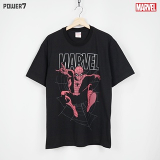 tshirt Power 7 Shop เสื้อยืดการ์ตูน มาร์เวล ลิขสิทธ์แท้ MARVEL COMICS  T-SHIRTS (MVX-020)(S-5XL)