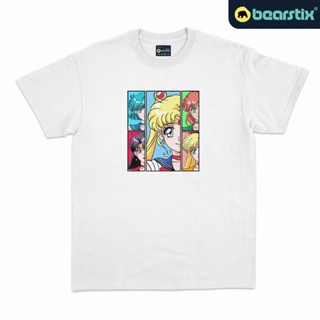 📦พร้อมส่ง Bearstix - เสื้อยืด ลายการ์ตูนเซเลอร์มูน - Anime Kaos - Usagi Tsukino Baju - เสื้อยืดสตรีท T-shirt